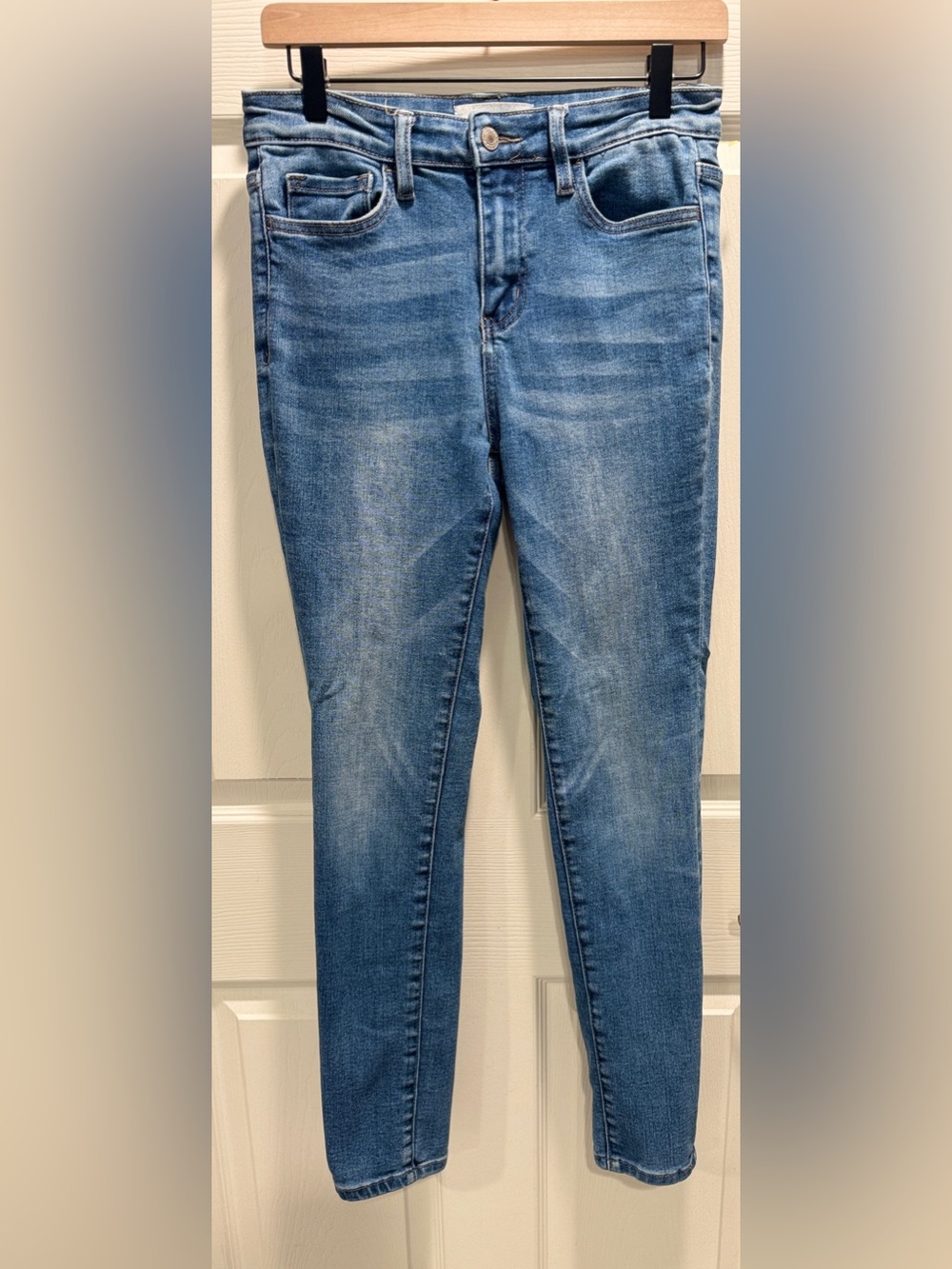 VERVET by Flying Monkey Jeans Women’s 26 Light Wash High Rise Slim Straight - Picture 2 of 12